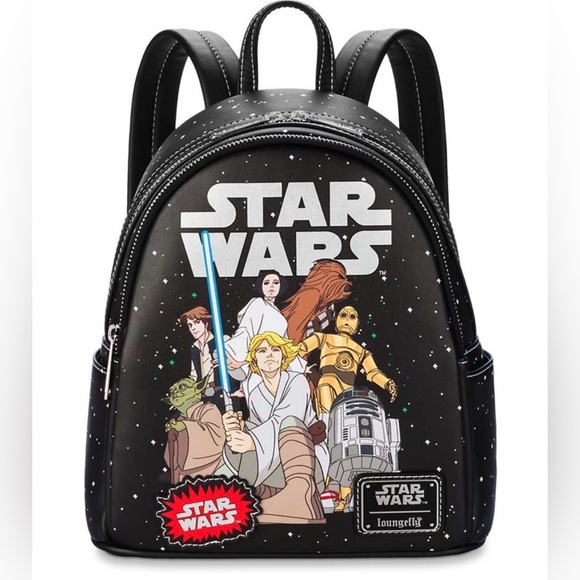 Loungefly Other - Loungefly Disney Parks Star Wars Celebrate the Saga Glow-in-Dark Mini Backpack